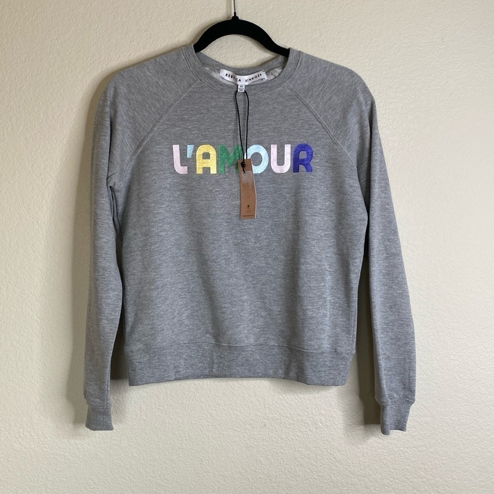 Rebecca Minkoff L’Amour Jennings sweatshirt XS NWT